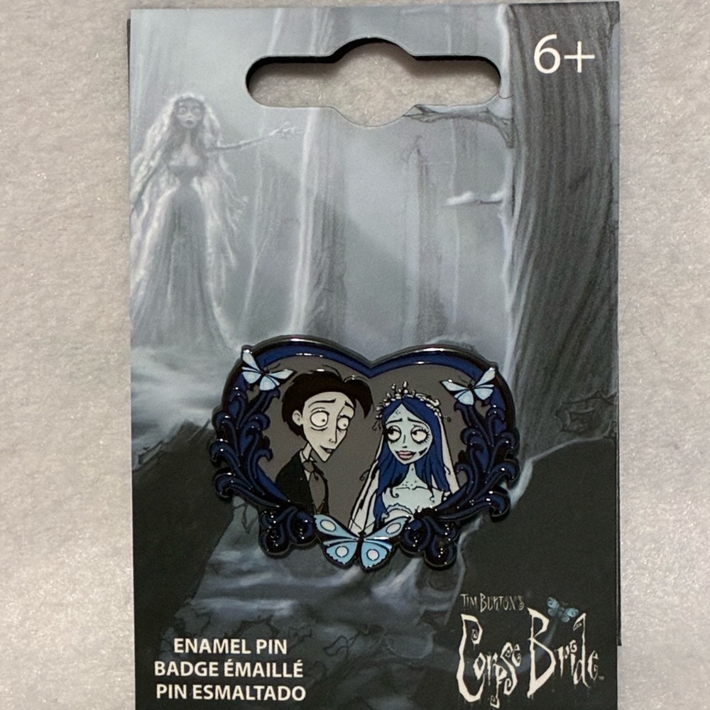 Brand New Tim Burton's Corpse Bride Enamel Pin